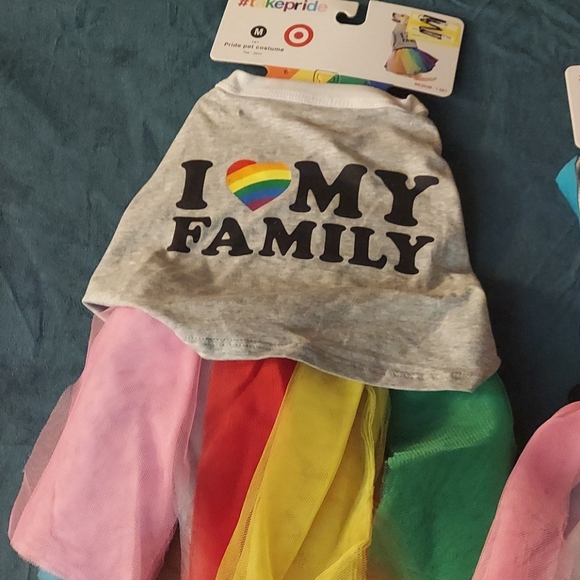 Dog T-Shirt and Tutu-Rainbow - Picture 3 of 10